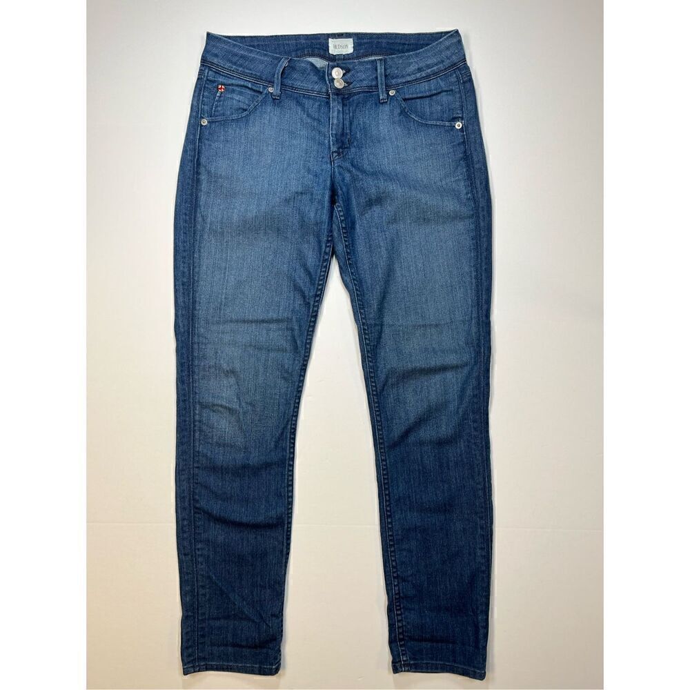 Hudson Collin Mid-Rise Skinny Ankle Jeans Pocket Flap Color Numa Womens Size 28